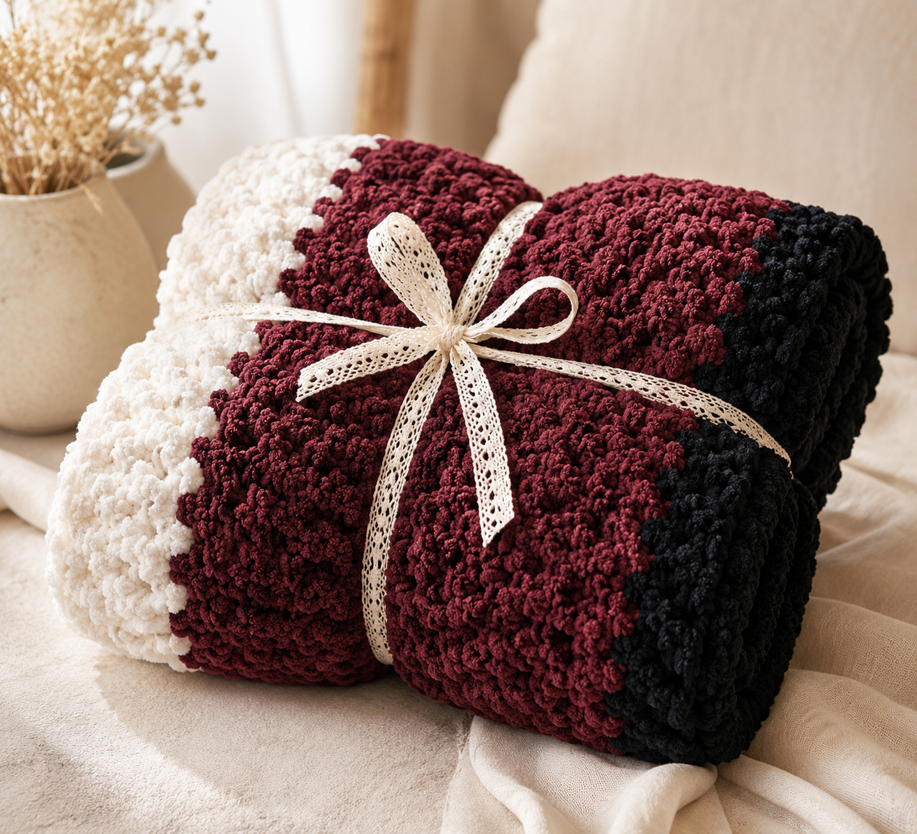 Placeholder illustration for candles and blankets